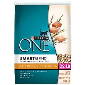 Purina One Cat Smartblend Chicken and Rice Cat Food, 22 Pound  