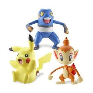   and Pearl Series 1   Chimchar, Pikachu & Croagunk Toys & Games