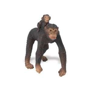  Safari 272229 Chimpanzee with Baby Animal Figure  Pack of 