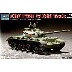  Chinese Type 59 Main Battle Tank 1 72 Trumpeter Toys 