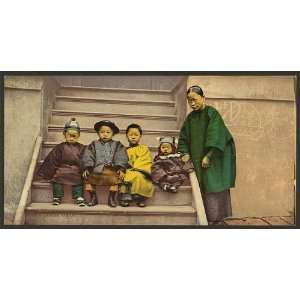  Chinese family,American,immigrants,California,CA,c1898 