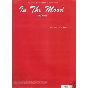  Sheet Music In The Mood Joe Garland 98 