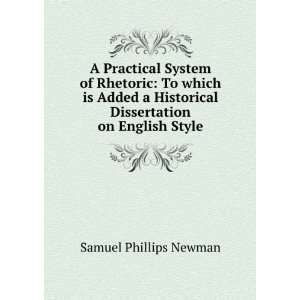   on English Style Samuel Phillips Newman  Books