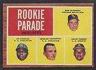 1962 topps rookie parade sadowski charl es coughtry to rres