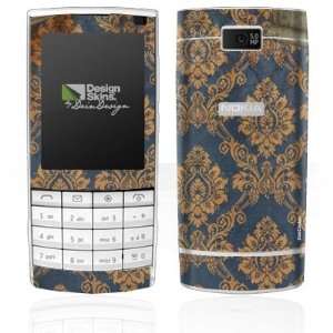  Design Skins for Nokia X3 Touch   Blue Barock Design Folie 