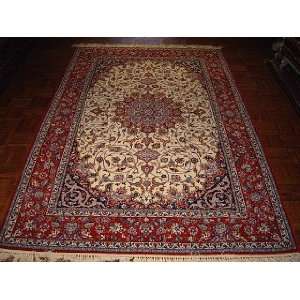  4x7 Hand Knotted Isfahan/Esfahan Persian Rug   78x411 