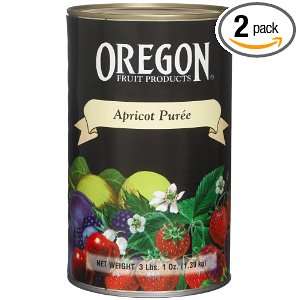 Oregon Fruit Products (Wine Base Puree), Apricot, 49 Ounce Cans (Pack 