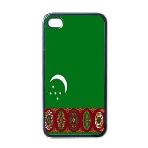    Turkmenistan Flag Black Iphone 4   Iphone 4s Case