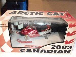  Cat 2003 CANADIAN Snowmobile Diecast Model Artic Cat Toy Sled  
