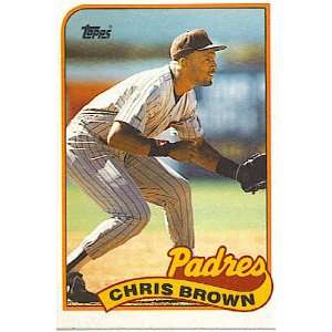  1989 Topps #481 Chris Brown