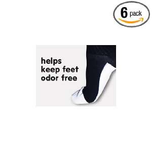 Pack   A Classic Black Sock with 100% Cotton White Breathable Sole 