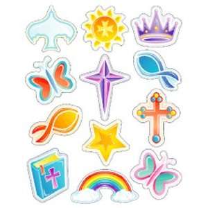  Stickers Christian Symbols 72 Pk Toys & Games