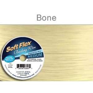  Soft Flex Original Beading Wire .019 100 ft.    Bone Beading 