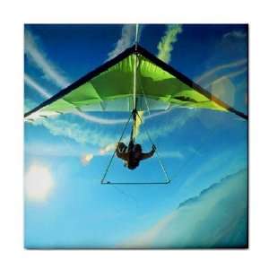 Hang Gliding Sport Tile Trivet