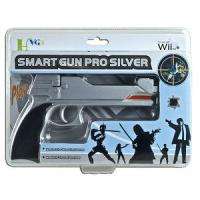 Smart Gun Pro for Nintendo Wii Remote and Nunchuk Controllers (Silver 
