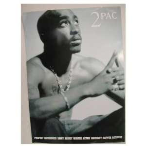  Tupac Shakur Poster Head Shot 2 Pac 2pac Prophet