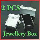 Pcs Paper Boxes Hard Cases For Jewellery Ring Gift Package Storage 