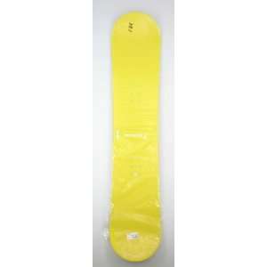  New Snowjam Glowstick Yellow Snowboard Only 125cm #24292 