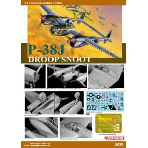  Dragon 1/72 P38J Droop Snoot Bomba Dear Bomber Kit Toys & Games