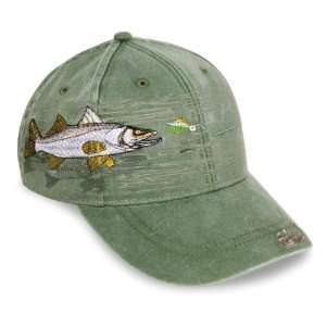  Flying Fisherman Snook Chasing Lure Cap (Cactus, One Size 