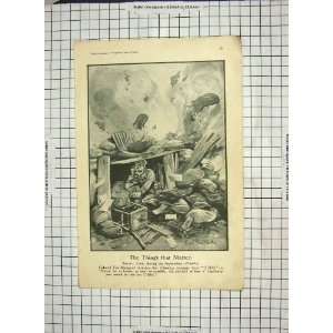  War Print Colonel Fitz Shrapnel Loos Trench Romance