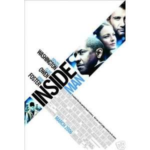  THE INSIDE MAN Movie Poster   Flyer   11 x 17 Everything 