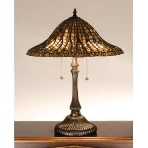  23H Tiffany Lotus Leaf Table Lamp Table Lamps