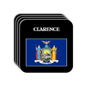  US State Flag   CLARENCE, New York (NY) Set of 4 Mini 