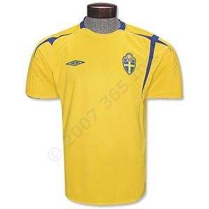  Sweden 06/07 Home Soccer Jersey