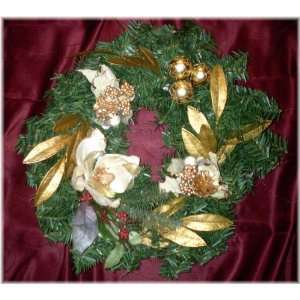  Gold Holiday Wreath 