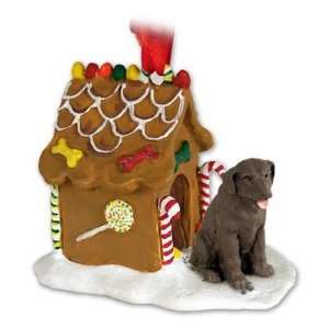   Labrador Retriever Ginger Bread Dog House Ornament