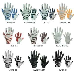    Cutters Endurance Baseball Gloves WHITE YL