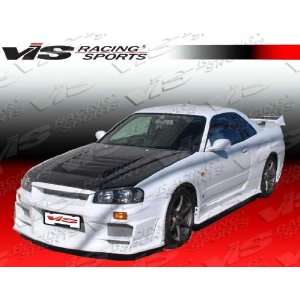  VIS 99 01 Skyline GT R/GTR Carbon Fiber Hood TECHNO R 