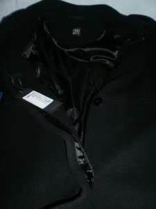 CINZIA ROCCA Wool Coat 6 NWT Black Jacket 3/4 Length  