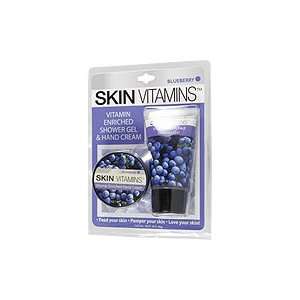  Skin Vitamins Blueberry Shower Gel & Hand Cream   2 pk Health 