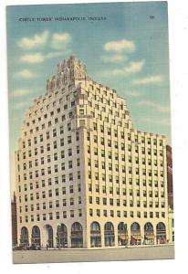 Circle Tower Indianapolis IN Marion County Postcard  