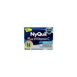 Vicks Nyquil Multi Symptom Cold and Flu Relief Liquicaps With Vitamin 