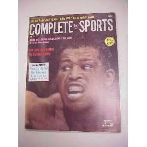   Complete Sports Magazine w/Sugar Ray Robinson Cover
