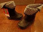 Nwt Girl Leopard Indoor boots M 4/5 by Claires  