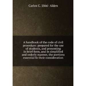 handbook of the code of civil procedure  prepared for the use of 