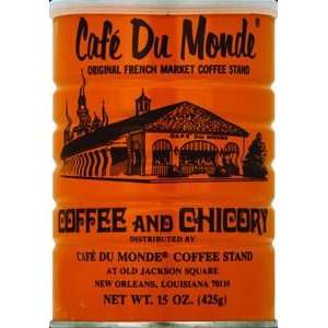 Cafe Du Monde Coffee Chicory 15.0 OZ Grocery & Gourmet Food