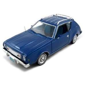  1974 AMC Gremlin Diecast Car Model 1/24 Blue Die Cast Car 