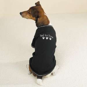  Small Bad to the Bone Black Dog t shirt, #ZW436 S 