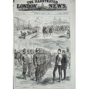   1882 Soldiers Egypt Life Guards Ship India Docks War