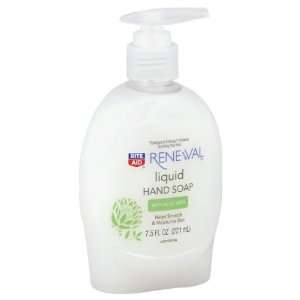  Rite Aid Renewal Hand Soap, Liquid, With Aloe Vera, 7.5 oz 