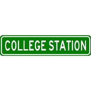 COLLEGE STATION City Limit Sign   High Quality Aluminum