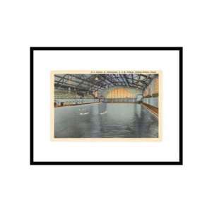 Pool, Texas A & M College, College Station, Texas Pre Matted Poster 
