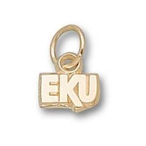  Eastern Kentucky Colonels EKU 3/16 Charm   14KT Gold 