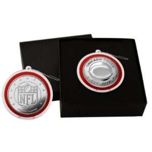  Chicago Bears Silver Ornament 