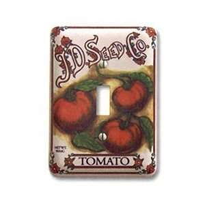  Decorative steel jd seed co single toggle switchplate 